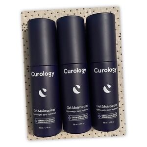 Curology Gel Moisturizer Lightweight‎ Daily Hydration, 5ml/1.7oz, Pack Of 3